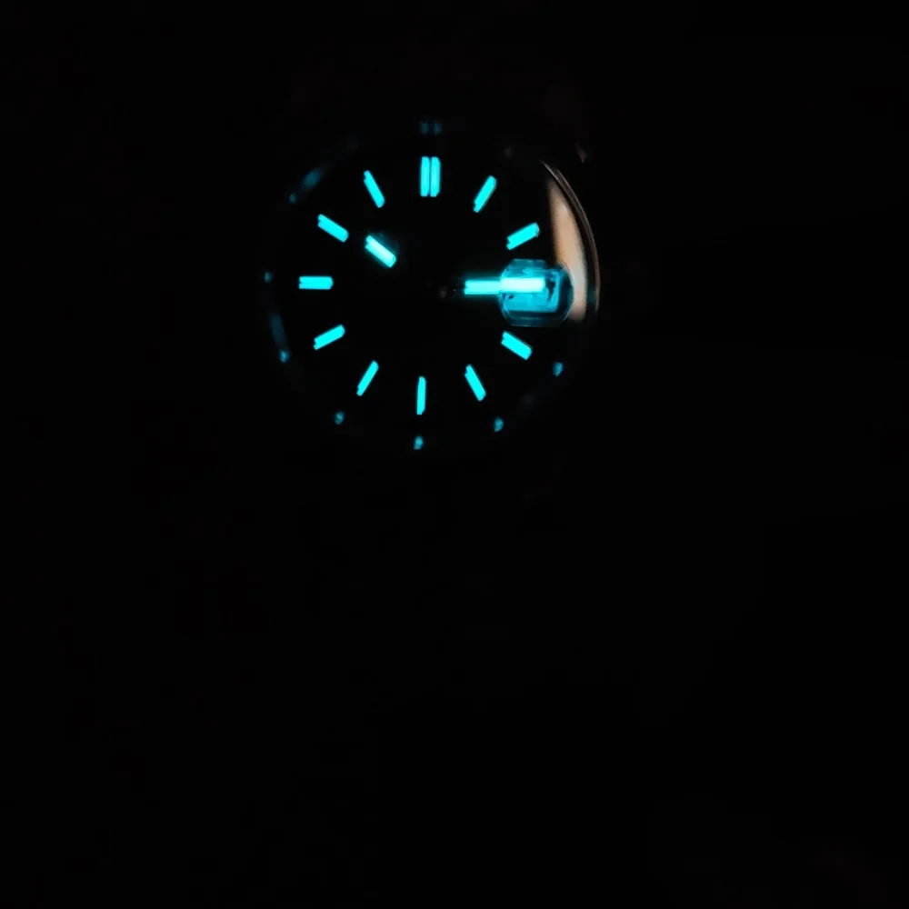 New Seiko Mod 39mm Automatic Watch Dark Green Sunburst Dial